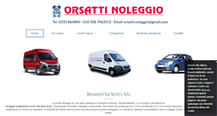 Desktop Screenshot of orsattinoleggio.it